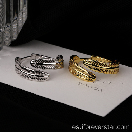 Anillos de joyería de venta caliente de 18k de anillo de oro